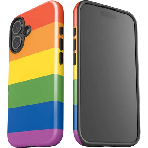 The Rainbow Flag iPhone 16 Plus Impact Case