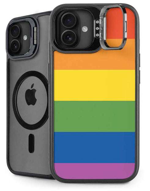 The Rainbow Flag iPhone 16 Plus Kickstand Case