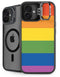 The Rainbow Flag iPhone 16 Plus Kickstand Case