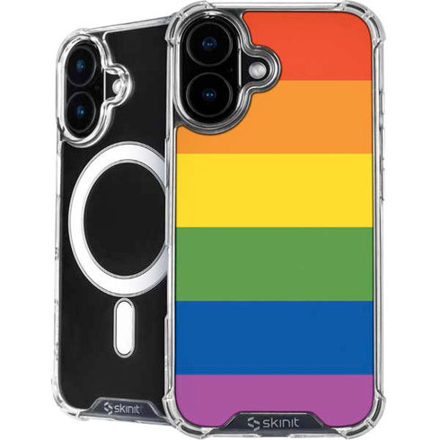 The Rainbow Flag iPhone 16 Plus MagSafe Case
