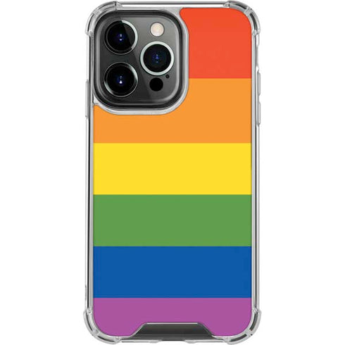 The Rainbow Flag iPhone 16 Pro Clear Case