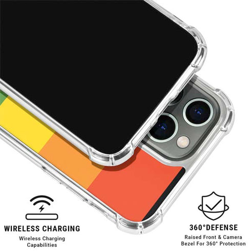 The Rainbow Flag iPhone 16 Pro Clear Case
