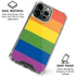 The Rainbow Flag iPhone 16 Pro Max Clear Case