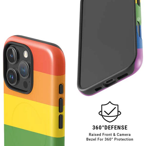 The Rainbow Flag iPhone 16 Pro Max Magsafe Impact Case