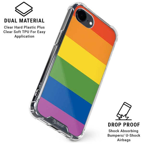 The Rainbow Flag iPhone 16e Clear Case