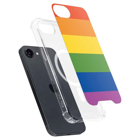 The Rainbow Flag iPhone 16e MagSafe Case