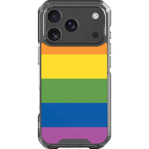 The Rainbow Flag iPhone 17 Pro Clear Case