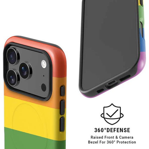 The Rainbow Flag iPhone 17 Pro Magsafe Impact Case