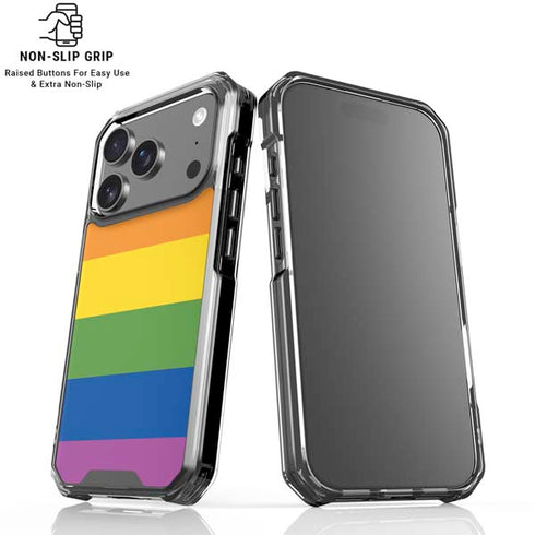 The Rainbow Flag iPhone 18 Pro Clear Case