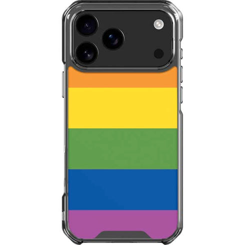 The Rainbow Flag iPhone 18 Pro Max Clear Case