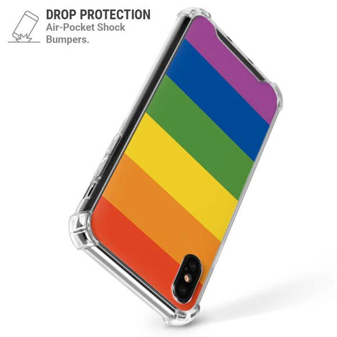 The Rainbow Flag iPhone X/XS Clear Case