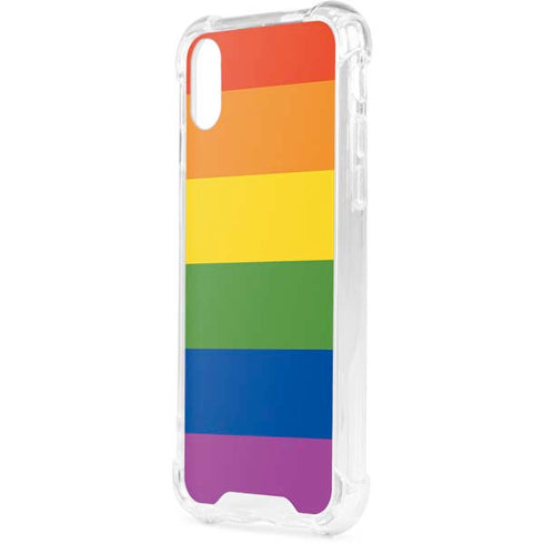 The Rainbow Flag iPhone XS Clear Case