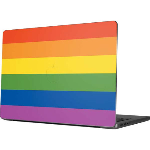 The Rainbow Flag Apple MacBook Pro 14-inch Skin