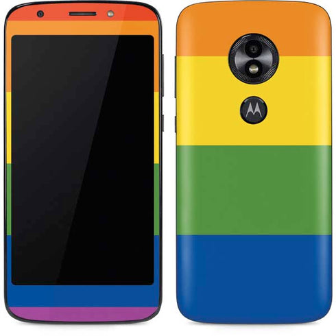 The Rainbow Flag Moto E5 Play Skin
