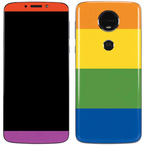 The Rainbow Flag Moto E5 Plus Skin