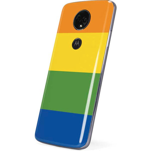 The Rainbow Flag Moto E5 Plus Skin