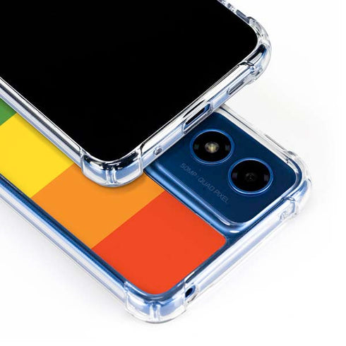 The Rainbow Flag Moto G 5G (2024) Clear Case