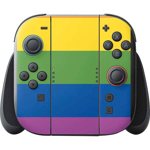 The Rainbow Flag Nintendo Switch 2 (2025) with Joy-Con Skin