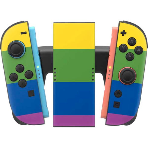The Rainbow Flag Nintendo Switch 2 (2025) Joy-Con Controller Skin