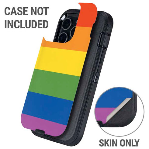 The Rainbow Flag Otterbox Defender iPhone Skin