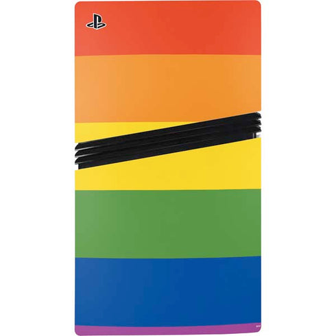 The Rainbow Flag PS5 Pro Console Skin