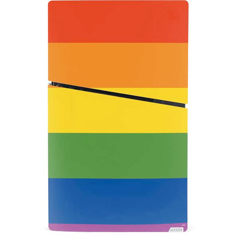 The Rainbow Flag PS5 Slim Digital Edition Console Skin