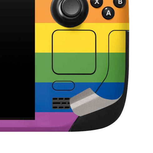The Rainbow Flag Steam Deck Handheld Gaming Computer Skin