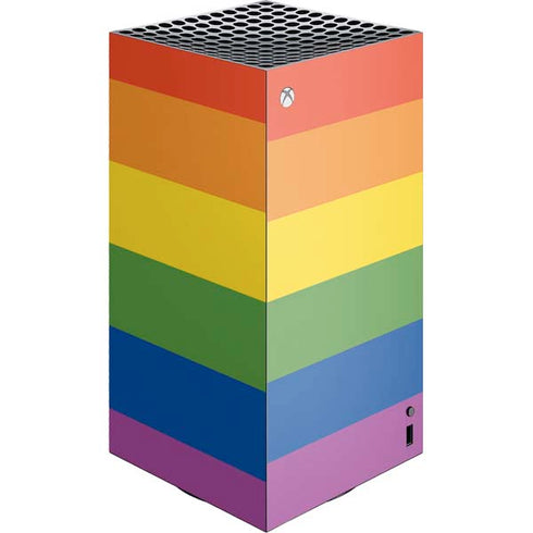 The Rainbow Flag XBox Series X Digital Edition Console Skin