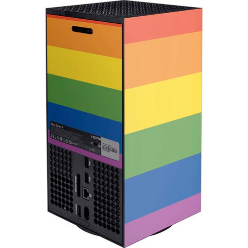 The Rainbow Flag XBox Series X Digital Edition Console Skin