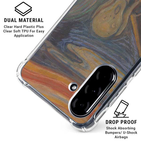 Edvard Munch The Scream Galaxy A36 5G Clear Case