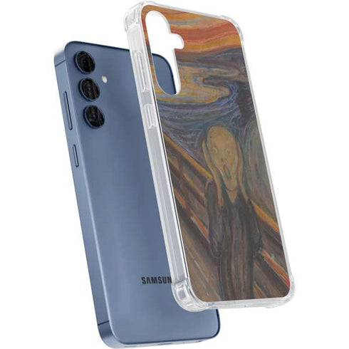 Edvard Munch The Scream Galaxy A55 5G Clear Case