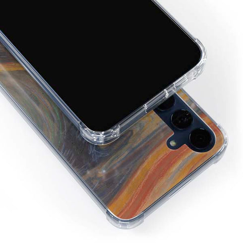 Edvard Munch The Scream Galaxy A55 5G Clear Case