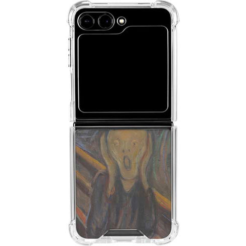 Edvard Munch The Scream Galaxy Z Flip6 Clear Case
