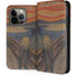 Edvard Munch The Scream iPhone 14 Pro Folio Case
