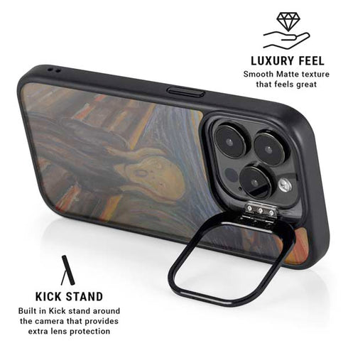 Edvard Munch The Scream iPhone 14 Pro Max Kickstand Case