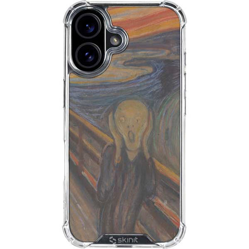 Edvard Munch The Scream iPhone 16 Plus Clear Case