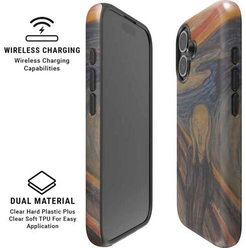 Edvard Munch The Scream iPhone 16 Plus Magsafe Impact Case