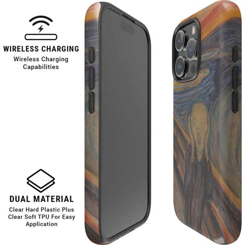 Edvard Munch The Scream iPhone 16 Pro Max Magsafe Impact Case