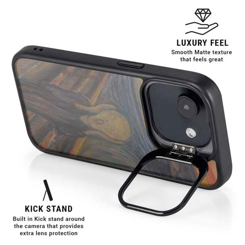 Edvard Munch The Scream iPhone 16e Kickstand Case