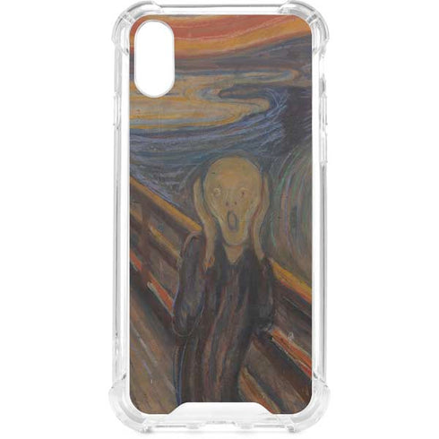 Edvard Munch The Scream iPhone XS Clear Case