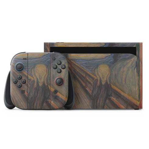 Edvard Munch The Scream Nintendo Switch 2 (2025) with Joy-Con Skin