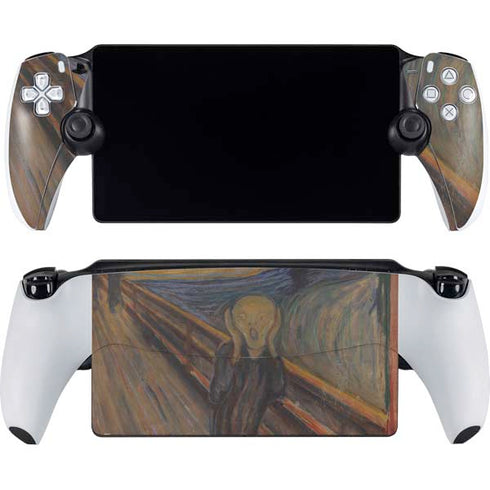 Edvard Munch The Scream PlayStation Portal Remote Player Skin