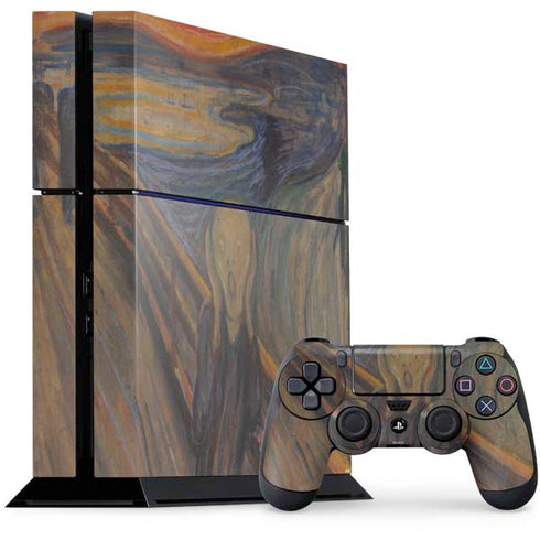 Edvard Munch The Scream PlayStation PS4 Skins