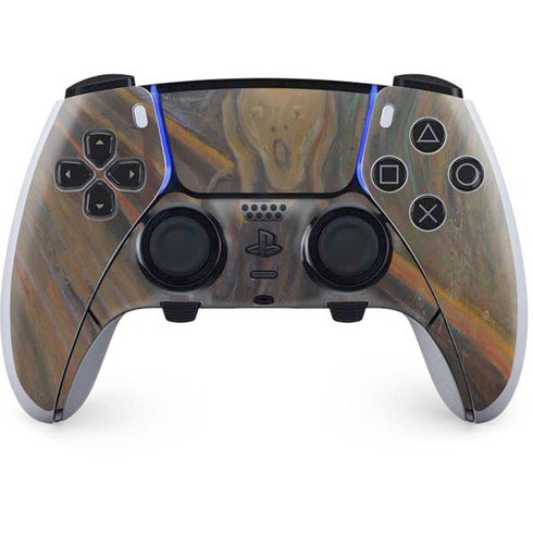 Edvard Munch The Scream PS5 DualSense Edge Pro Controller Skin