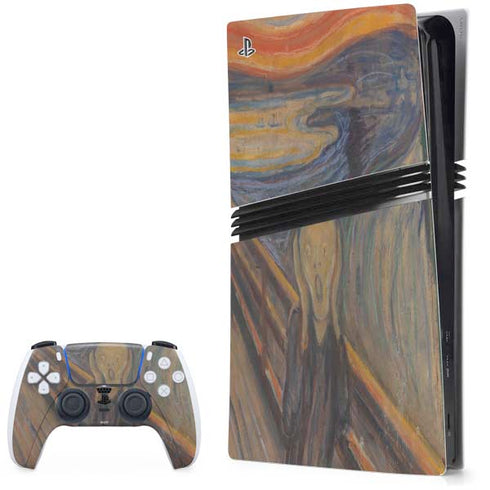 Edvard Munch The Scream PlayStation PS5 Skins