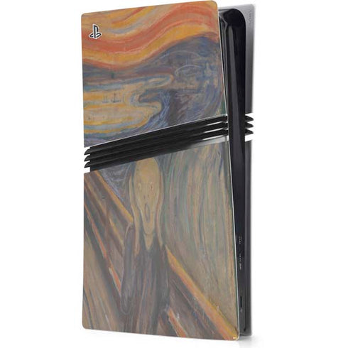 Edvard Munch The Scream PS5 Pro Console Skin