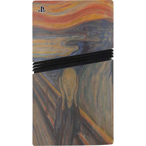 Edvard Munch The Scream PS5 Pro Console Skin
