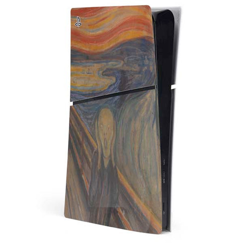 Edvard Munch The Scream PS5 Slim Digital Edition Console Skin