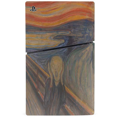 Edvard Munch The Scream PS5 Slim Digital Edition Console Skin