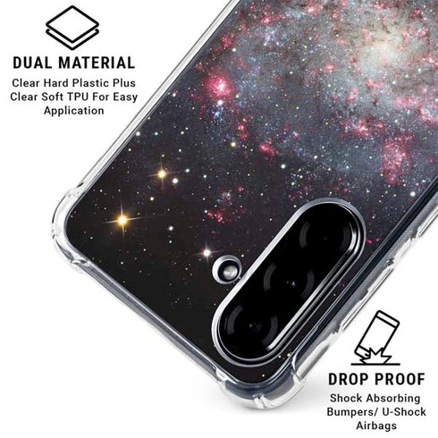 The Triangulum Galaxy Galaxy A36 5G Clear Case